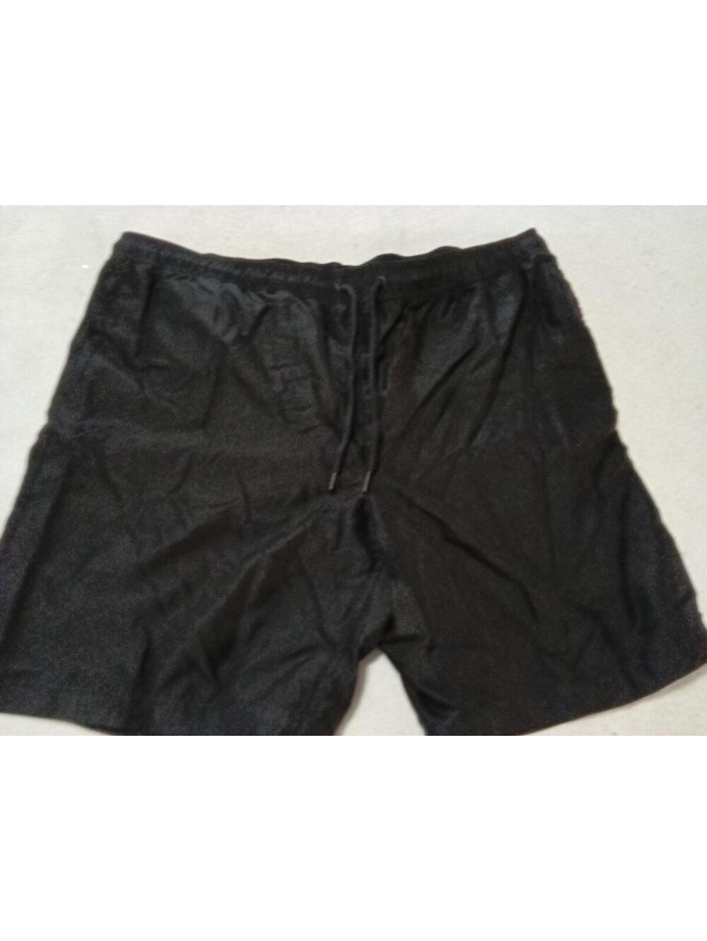 Amazon Essentials Men's Black Athletic Shorts with Mesh Lining, Size XL